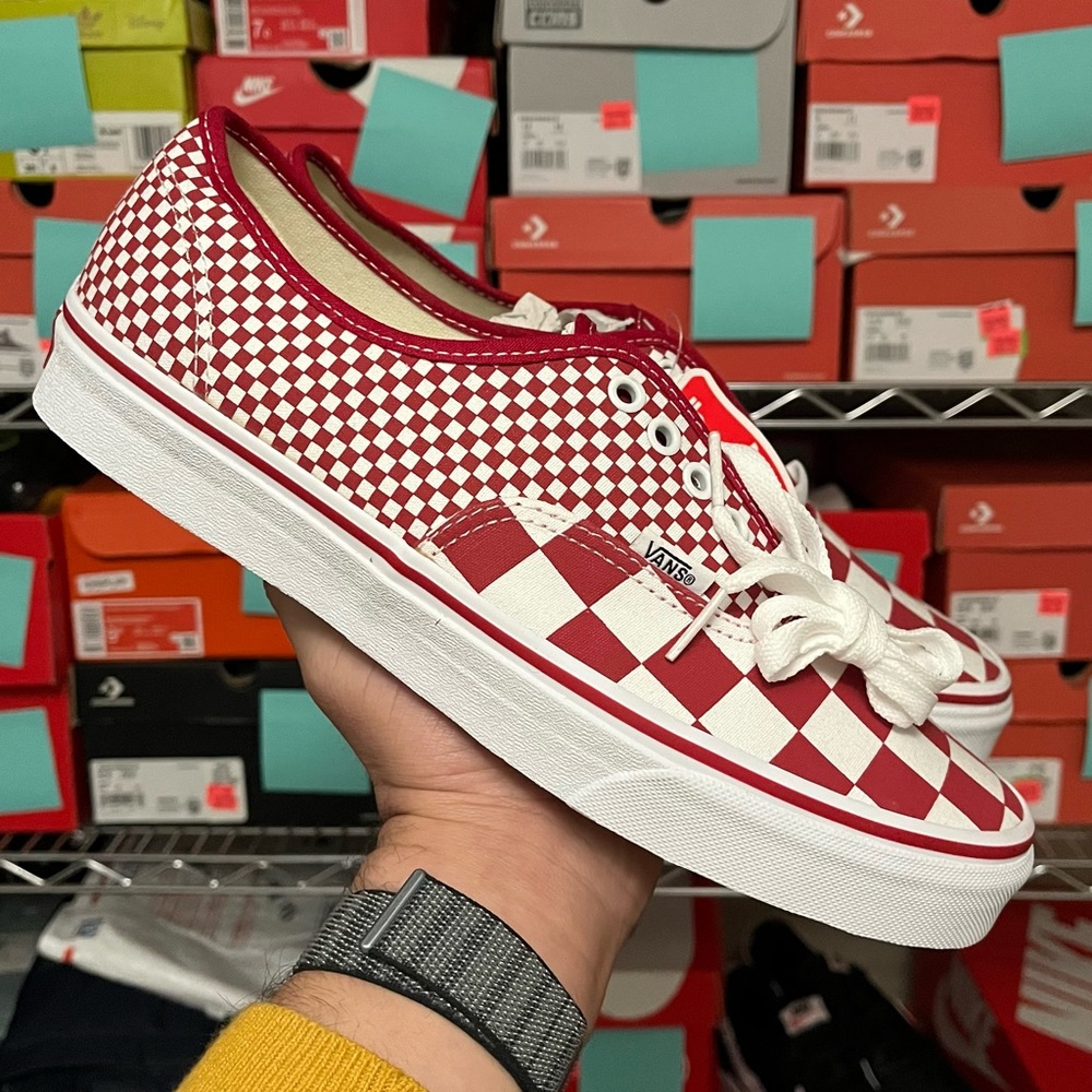Vans Authentic Mix Checker Chili Peppe Sneaker